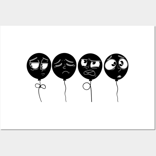 memes balloons Wall Art by BessAli